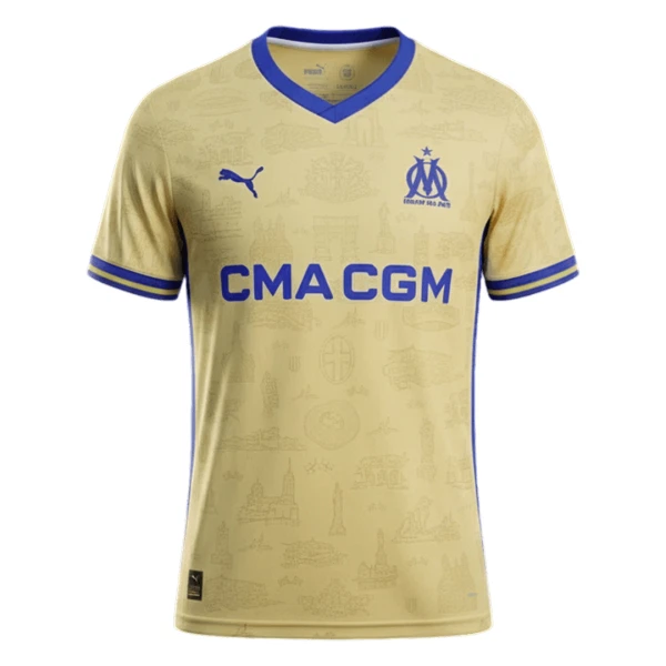 Olympique Marseille Čtvrtý Dres 2025/26 Olympique Marseille Čtvrtý Dres 2025/26