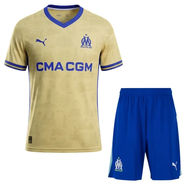 Olympique Marseille Dětský Čtvrtý Dres 2025/26 Olympique Marseille Dětský Čtvrtý Dres 2025/26