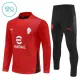 AC Milan Dětský Tréninková Souprava s Mikinou na 1/4 Zip 2025/26 Červená AC Milan Dětský Tréninková Souprava s Mikinou na 1/4 Zip 2025/26 Červená