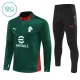 AC Milan Dětský Tréninková Souprava s Mikinou na 1/4 Zip 2025/26 Zelená