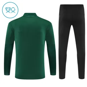 AC Milan Dětský Tréninková Souprava s Mikinou na 1/4 Zip 2025/26 Zelená