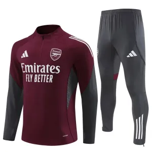 Arsenal Tréninková Souprava s Mikinou na 1/4 Zip 2025/26 Červená