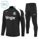 Chelsea Dětský Tréninková Souprava s Mikinou na 1/4 Zip 2025/26 Černá Chelsea Dětský Tréninková Souprava s Mikinou na 1/4 Zip 2025/26 Černá