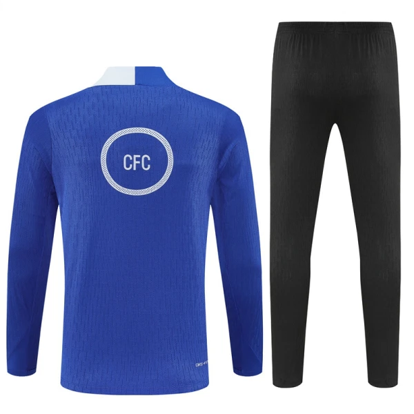 Chelsea Tréninková Souprava s Mikinou na 1/4 Zip 2025/26 Modrá