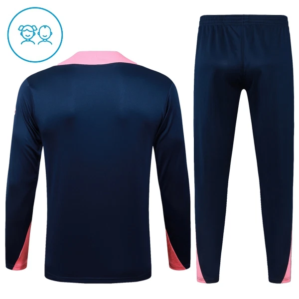 FC Barcelona Dětský Tréninková Souprava s Mikinou na 1/4 Zip 2025/26 Modrá