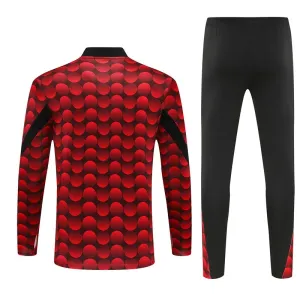 Feyenoord Rotterdam Tréninková Souprava s Mikinou na 1/4 Zip 2025/26 Červená