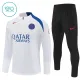 PSG Dětský Tréninková Souprava s Mikinou na 1/4 Zip 2025/26 Bílá
