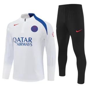 PSG Tréninková Souprava s Mikinou na 1/4 Zip 2025/26 Bílá