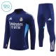 Real Madrid Dětský Tréninková Souprava s Mikinou na 1/4 Zip 2025/26 Tmavě modrá Real Madrid Dětský Tréninková Souprava s Mikinou na 1/4 Zip 2025/26 Tmavě modrá