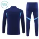 Real Madrid Dětský Tréninková Souprava s Mikinou na 1/4 Zip 2025/26 Tmavě modrá