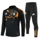 Real Madrid Tréninková Souprava s Mikinou na 1/4 Zip 2025/26 Černá Real Madrid Tréninková Souprava s Mikinou na 1/4 Zip 2025/26 Černá