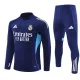 Real Madrid Tréninková Souprava s Mikinou na 1/4 Zip 2025/26 Tmavě modrá Real Madrid Tréninková Souprava s Mikinou na 1/4 Zip 2025/26 Tmavě modrá
