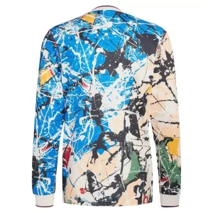Manchester United Stone Roses Dres 2025/26 - Dlouhý Rukáv (Speciální Edice)