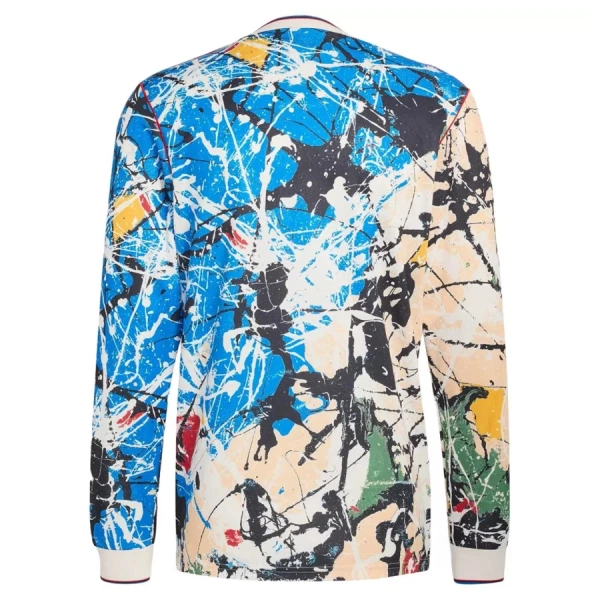 Manchester United Stone Roses Dres 2025/26 - Dlouhý Rukáv (Speciální Edice)