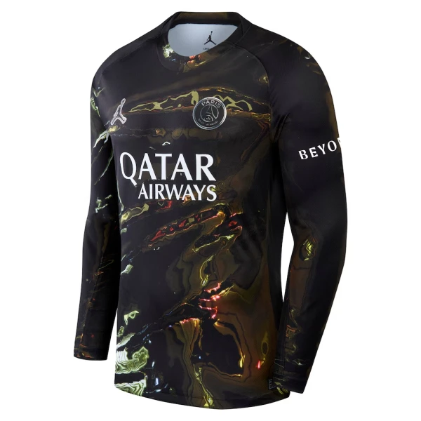 PSG Achraf Hakimi 2 Night Dres 2025/26 - Dlouhý Rukáv