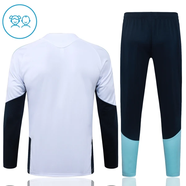 Argentina Dětský Tréninková Souprava s Mikinou na 1/4 Zip 2026/27 Bílá