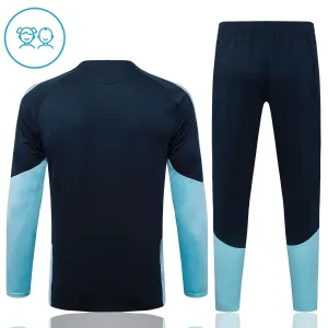 Argentina Dětský Tréninková Souprava s Mikinou na 1/4 Zip 2026/27 Tmavě modrá
