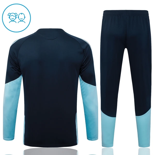 Argentina Dětský Tréninková Souprava s Mikinou na 1/4 Zip 2026/27 Tmavě modrá