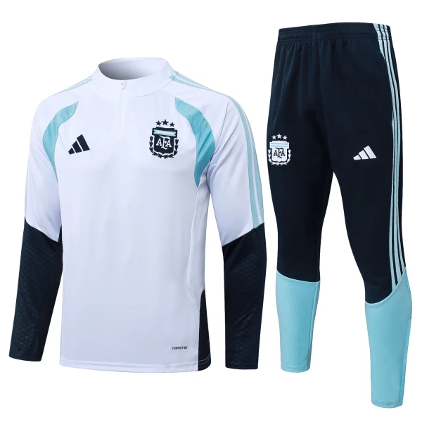 Argentina Tréninková Souprava s Mikinou na 1/4 Zip 2026/27 Bílá Argentina Tréninková Souprava s Mikinou na 1/4 Zip 2026/27 Bílá