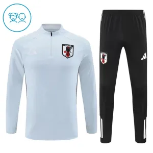 Japonsko Dětský Tréninková Souprava s Mikinou na 1/4 Zip 2026 Bílá Japonsko Dětský Tréninková Souprava s Mikinou na 1/4 Zip 2026 Bílá