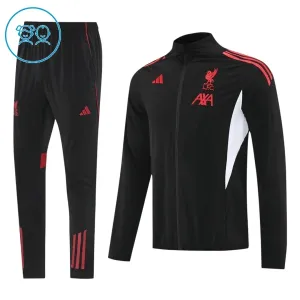 Liverpool Dětský Tréninková Bunda Souprava 2025/26 Černá Liverpool Dětský Tréninková Bunda Souprava 2025/26 Černá