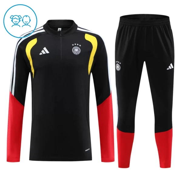 Německo Dětský Tréninková Souprava s Mikinou na 1/4 Zip 2026/27 Černá