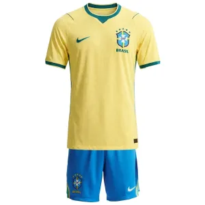 Brazílie Dětský Domácí Dres MS 2026 Brazílie Dětský Domácí Dres MS 2026