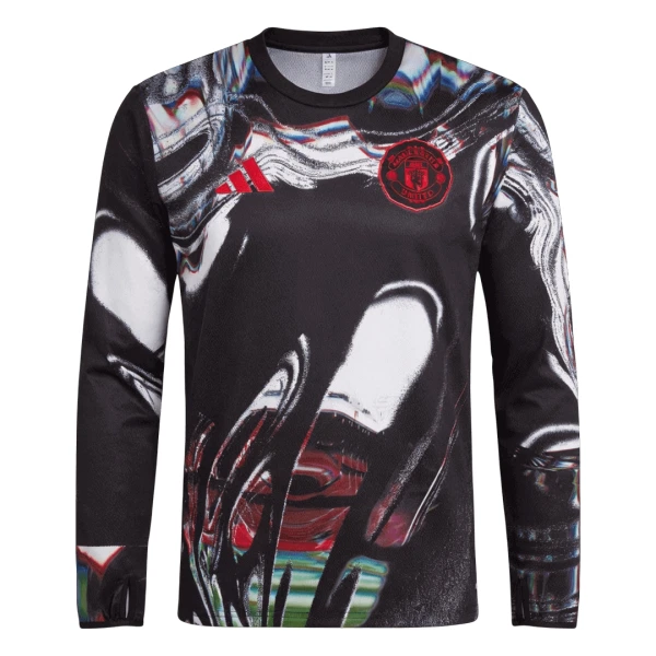 Manchester United Pre-Match Dres 2025/26 - Dlouhý Rukáv