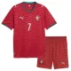 Portugalsko Cristiano Ronaldo 7 Dětský Domácí Dres MS 2026