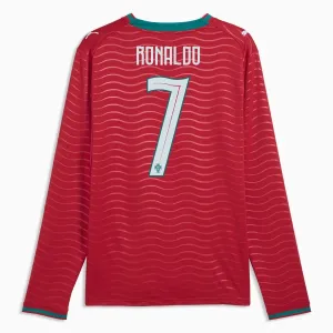 Portugalsko Cristiano Ronaldo 7 Domácí Dres MS 2026 - Dlouhý Rukáv Portugalsko Cristiano Ronaldo 7 Domácí Dres MS 2026 - Dlouhý Rukáv