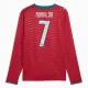 Portugalsko Cristiano Ronaldo 7 Domácí Dres MS 2026 - Dlouhý Rukáv Portugalsko Cristiano Ronaldo 7 Domácí Dres MS 2026 - Dlouhý Rukáv