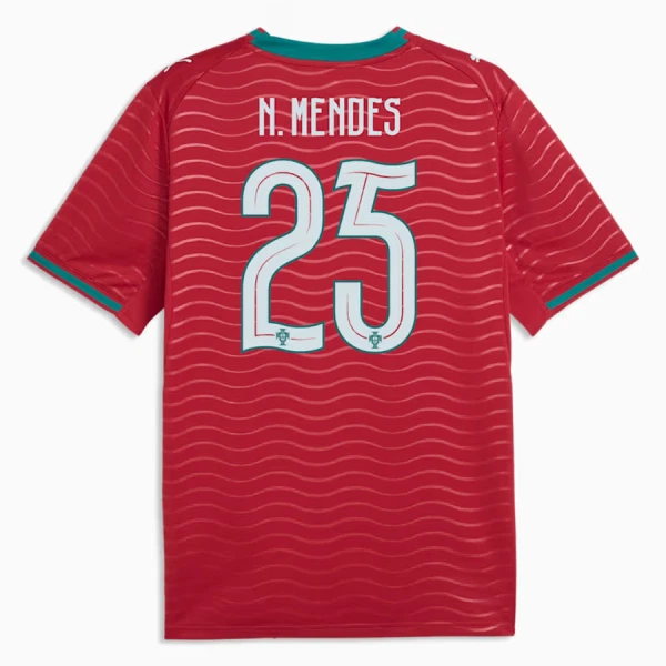 Portugalsko Nuno Mendes 25 Domácí Dres MS 2026