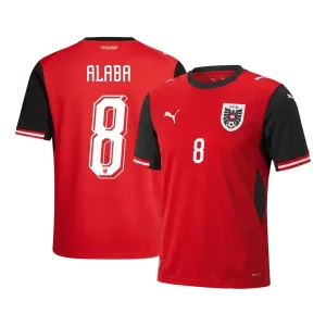 Rakousko David Alaba 8 Domácí Dres MS 2026 Rakousko David Alaba 8 Domácí Dres MS 2026