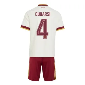 Španělsko Pau Cubarsí 4 Dětský Venkovní Dres MS 2026 Španělsko Pau Cubarsí 4 Dětský Venkovní Dres MS 2026