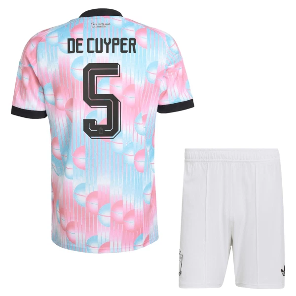 Belgie De Cuyper 5 Dětský Venkovní Dres MS 2026 Belgie De Cuyper 5 Dětský Venkovní Dres MS 2026