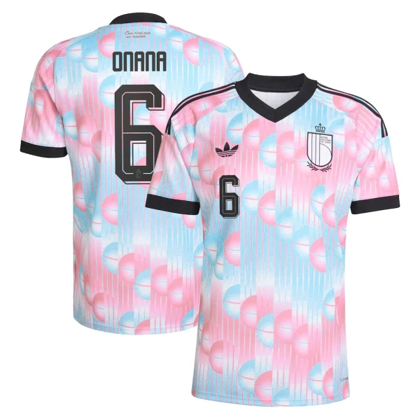 Belgie Onana 6 Venkovní Dres MS 2026 Belgie Onana 6 Venkovní Dres MS 2026