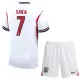 Anglie Bukayo Saka 7 Dětský Domácí Dres MS 2026 Anglie Bukayo Saka 7 Dětský Domácí Dres MS 2026