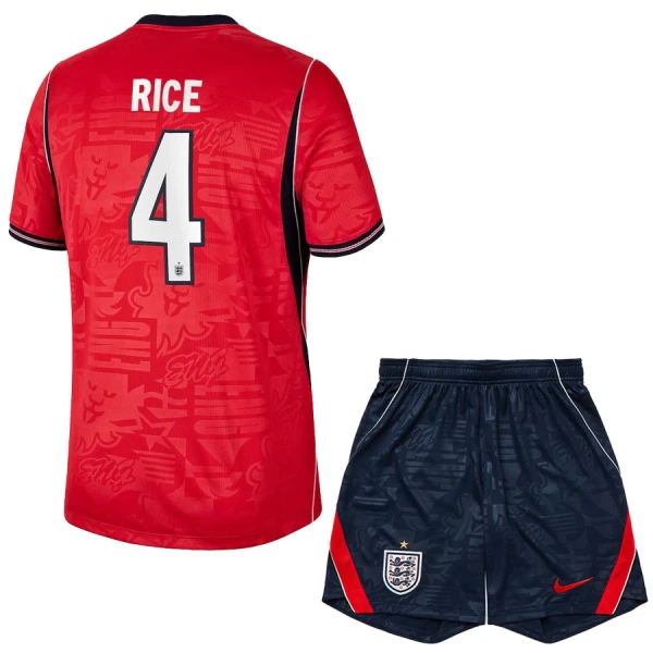 Anglie Declan Rice 4 Dětský Venkovní Dres MS 2026 Anglie Declan Rice 4 Dětský Venkovní Dres MS 2026