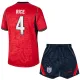 Anglie Declan Rice 4 Dětský Venkovní Dres MS 2026 Anglie Declan Rice 4 Dětský Venkovní Dres MS 2026