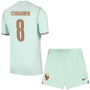 Francie Aurélien Tchouaméni 8 Dětský Venkovní Dres MS 2026 Francie Aurélien Tchouaméni 8 Dětský Venkovní Dres MS 2026