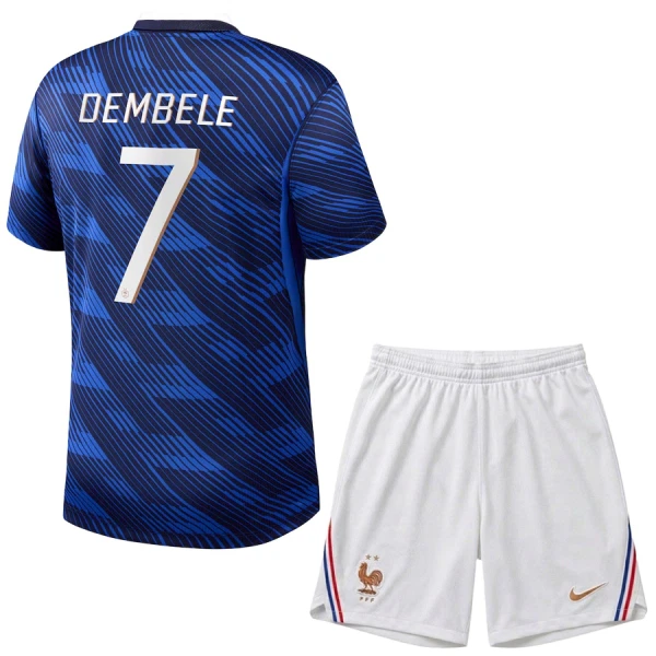Francie Ousmane Dembélé 7 Dětský Domácí Dres MS 2026