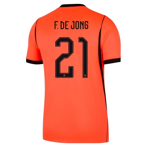 Nizozemsko Frenkie de Jong 21 Dětský Domácí Dres MS 2026