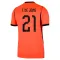 Nizozemsko Frenkie de Jong 21 Domácí Dres MS 2026