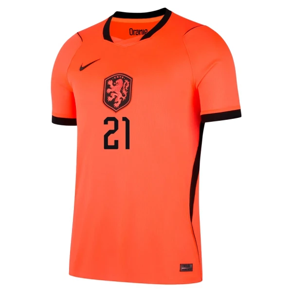 Nizozemsko Frenkie de Jong 21 Domácí Dres MS 2026
