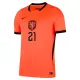 Nizozemsko Frenkie de Jong 21 Domácí Dres MS 2026