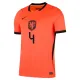 Nizozemsko Virgil van Dijk 4 Dětský Domácí Dres MS 2026
