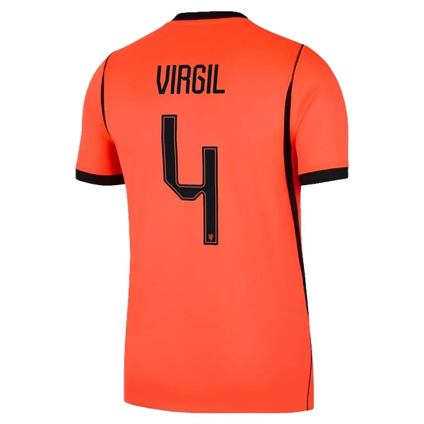 Nizozemsko Virgil van Dijk 4 Dětský Domácí Dres MS 2026