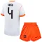Nizozemsko Virgil van Dijk 4 Dětský Venkovní Dres MS 2026