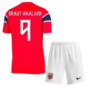 Norsko Erling Haaland 9 Dětský Domácí Dres MS 2026 Norsko Erling Haaland 9 Dětský Domácí Dres MS 2026