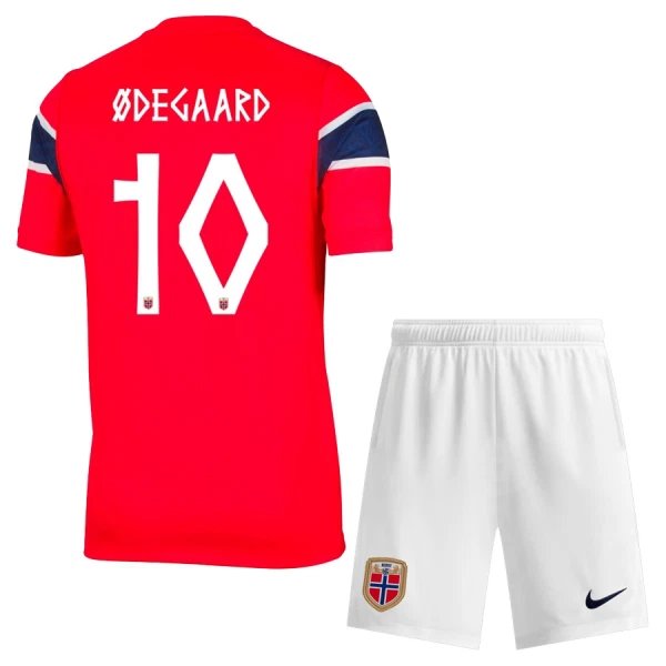 Norsko Martin Ødegaard 10 Dětský Domácí Dres MS 2026 Norsko Martin Ødegaard 10 Dětský Domácí Dres MS 2026